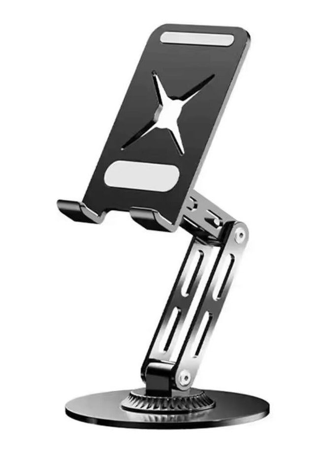 Phone Stand Aluminum Mobile Stand Adjustable Mobile Holder Foldable Phone holder, Desktop iPhone Stand Compatible With All Mobile Phone - Image 2